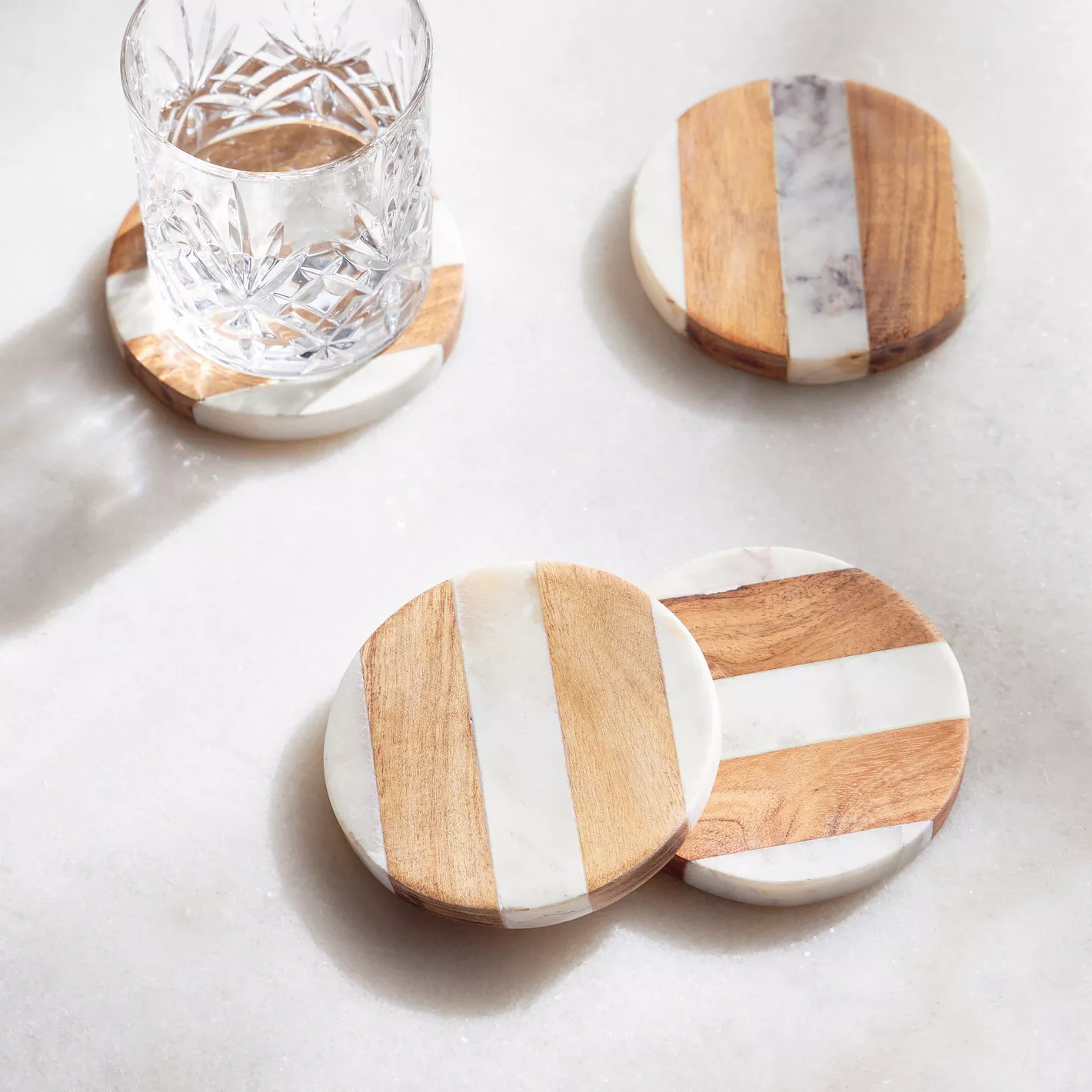 زیر لیوانی marbel&wood